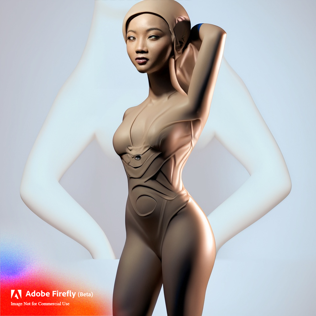 Firefly 3d printed statutes of curvy sexy girl model 81837