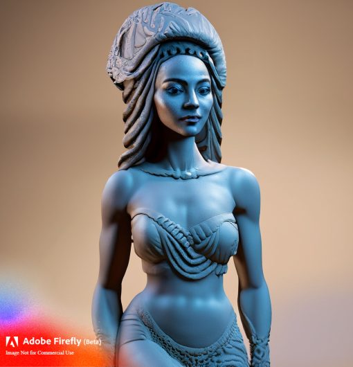 Firefly 3d printed statutes of curvy sexy girl model 63102