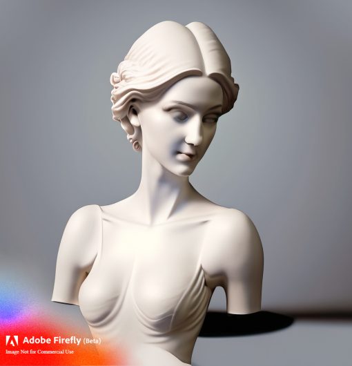 Firefly 3d printed statutes of curvy sexy girl model 71101