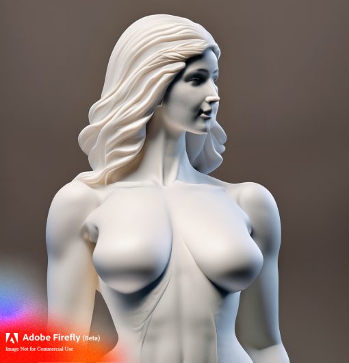 Firefly 3d printed statutes of curvy sexy girl model 73169