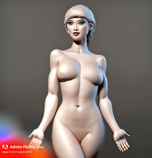Firefly 3d printed statutes of curvy sexy model 19265